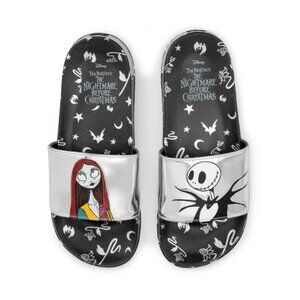 Nightmare Before Christmas Women's Size 8 NEW w/ Tags NWT Metallic Slide Sandal